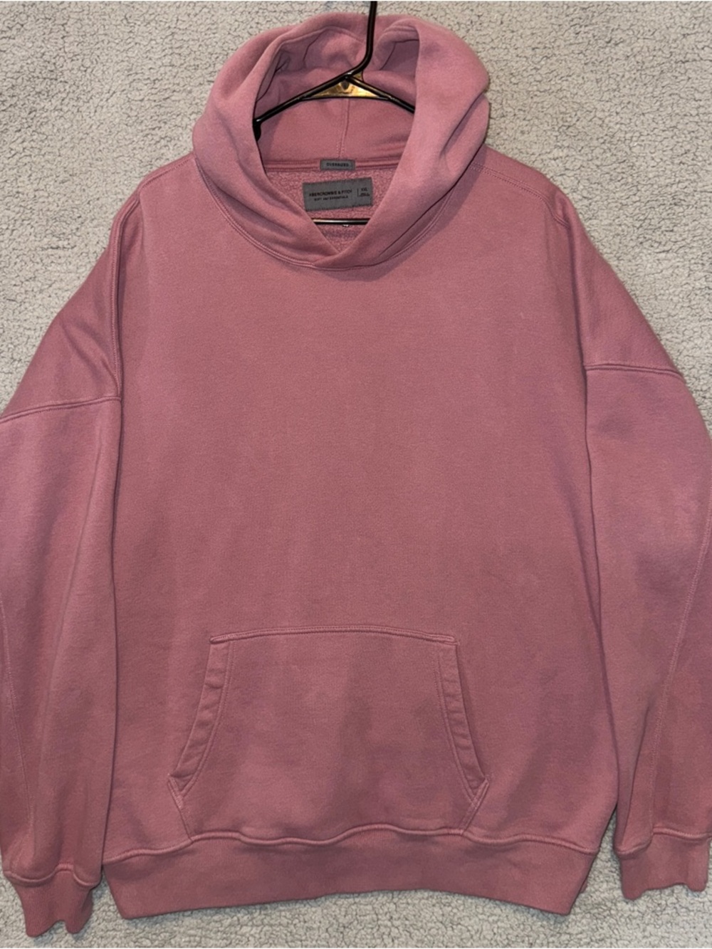 Abercrombie & Fit Soft A&F Fleece Hoodie Oversized Sweatshirt Mens XXL